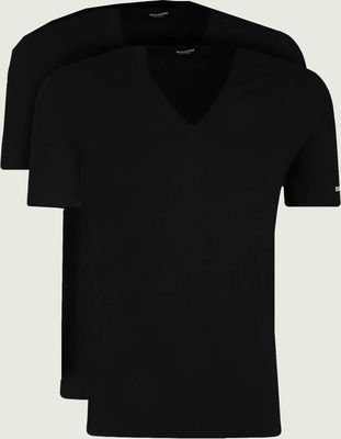 T-shirt męski casual Dsquared2 ze sklepu: Gomez Fashion Store w kategorii: T-shirty męskie - zdjęcie 874714-BD9-10338_DB261M000013000