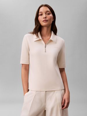 Calvin Klein - Bluzka damska letnia ze sklepu: Gomez Fashion Store w kategorii: Bluzki damskie - zdjęcie 874714-BD9-10338_CK262W000115C91