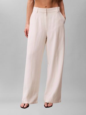 Spodnie damskie Calvin Klein ze sklepu: Gomez Fashion Store w kategorii: Spodnie damskie - zdjęcie 874714-BD9-10338_CK262W000122C91