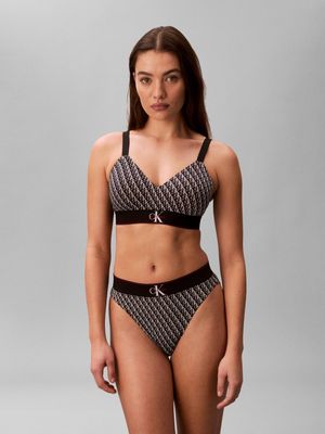 Biustonosz w grochy Calvin Klein Underwear ze sklepu: Gomez Fashion Store w kategorii: Biustonosze - zdjęcie 874714-BD9-10338_CU262W000013E75