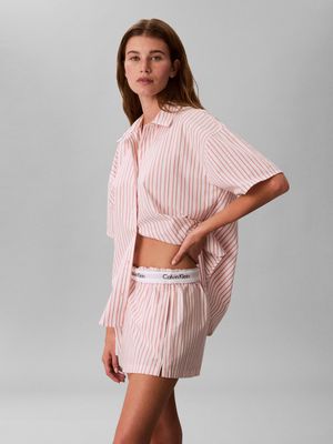 Piżama gładka Calvin Klein Underwear ze sklepu: Gomez Fashion Store w kategorii: Piżamy damskie - zdjęcie 874714-BD9-10338_CU262W000014E76
