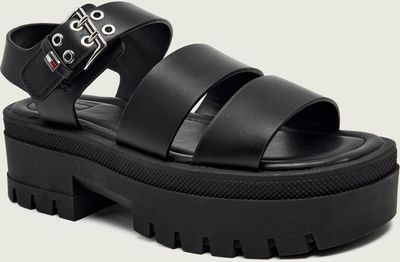 Sandały damskie na lato Tommy Jeans ze sklepu: Gomez Fashion Store w kategorii: Sandały damskie - zdjęcie 874714-BD9-10338_TM262W000017D44