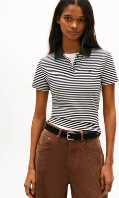 Bluzka damska na lato Tommy Jeans ze sklepu: Gomez Fashion Store w kategorii: Bluzki damskie - zdjęcie 874714-BD9-10338_TM262W000031ZE7