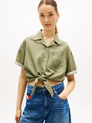 Koszula damska casual Tommy Jeans ze sklepu: Gomez Fashion Store w kategorii: Koszule damskie - zdjęcie 874714-BD9-10338_TM262W000052ZE9