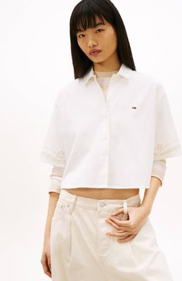 Tommy Jeans - Koszula damska na lato ze sklepu: Gomez Fashion Store w kategorii: Koszule damskie - zdjęcie 874714-BD9-10338_TM262W000053A13
