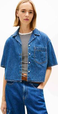 Koszula damska letnia Tommy Jeans ze sklepu: Gomez Fashion Store w kategorii: Koszule damskie - zdjęcie 874714-BD9-10338_TM262W000054D69