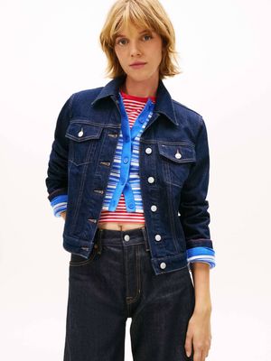 Kurtka damska na lato Tommy Jeans ze sklepu: Gomez Fashion Store w kategorii: Kurtki damskie - zdjęcie 874714-BD9-10338_TM262W000077D75