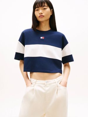 Tommy Jeans - Bluzka damska ze sklepu: Gomez Fashion Store w kategorii: Bluzki damskie - zdjęcie 874714-BD9-10338_TM262W000082072