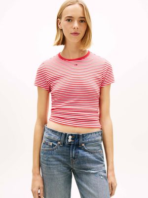 Bluzka damska Tommy Jeans ze sklepu: Gomez Fashion Store w kategorii: Bluzki damskie - zdjęcie 874714-BD9-10338_TM262W000084223