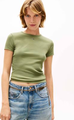 Bluzka damska Tommy Jeans ze sklepu: Gomez Fashion Store w kategorii: Bluzki damskie - zdjęcie 874714-BD9-10338_TM262W000084ZE9