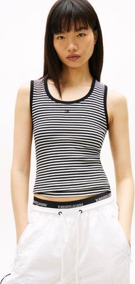Bluzka damska casualowa Tommy Jeans ze sklepu: Gomez Fashion Store w kategorii: Bluzki damskie - zdjęcie 874714-BD9-10338_TM262W000086ZE7
