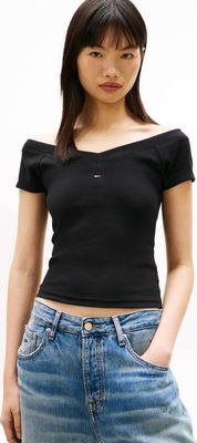 Bluzka damska na wiosnę Tommy Jeans ze sklepu: Gomez Fashion Store w kategorii: Bluzki damskie - zdjęcie 874714-BD9-10338_TM262W000089D44