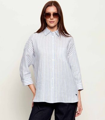 Koszula damska casual Weekend MaxMara ze sklepu: Gomez Fashion Store w kategorii: Koszule damskie - zdjęcie 874714-BD9-10338_MW262W000004001