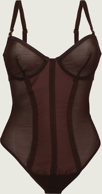 Elisabetta Franchi - Body damskie gładkie ze sklepu: Gomez Fashion Store w kategorii: Body damskie - zdjęcie 874714-BD9-10338_EF262W000019A07