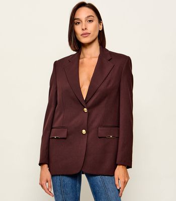 Elisabetta Franchi - Marynarka elegancki jesienny ze sklepu: Gomez Fashion Store w kategorii: Marynarki damskie - zdjęcie 874714-BD9-10338_EF262W000028A07