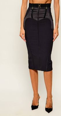 Spódnica na wiosnę Elisabetta Franchi ze sklepu: Gomez Fashion Store w kategorii: Spódnice - zdjęcie 874714-BD9-10338_EF262W000029110