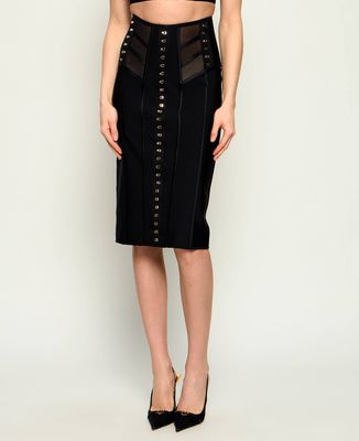 Spódnica casual Elisabetta Franchi ze sklepu: Gomez Fashion Store w kategorii: Spódnice - zdjęcie 874714-BD9-10338_EF262W000030110