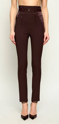Elisabetta Franchi - Spodnie damskie letnie ze sklepu: Gomez Fashion Store w kategorii: Spodnie damskie - zdjęcie 874714-BD9-10338_EF262W000036A07