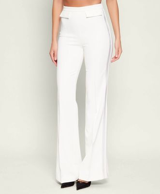 Elisabetta Franchi - Spodnie damskie na lato ze sklepu: Gomez Fashion Store w kategorii: Spodnie damskie - zdjęcie 874714-BD9-10338_EF262W000038360