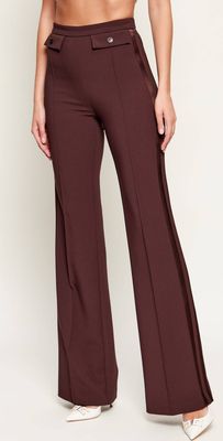 Spodnie damskie retro Elisabetta Franchi ze sklepu: Gomez Fashion Store w kategorii: Spodnie damskie - zdjęcie 874714-BD9-10338_EF262W000038A07