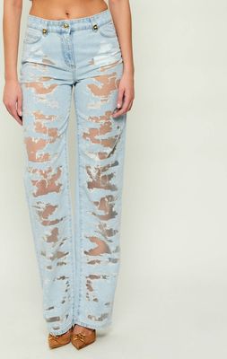Jeansy damskie na lato Elisabetta Franchi ze sklepu: Gomez Fashion Store w kategorii: Jeansy damskie - zdjęcie 874714-BD9-10338_EF262W000041E84
