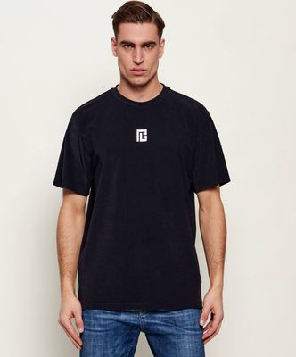 BALMAIN - T-shirt męski casualowy ze sklepu: Gomez Fashion Store w kategorii: T-shirty męskie - zdjęcie 874714-BD9-10338_BA262M000011056