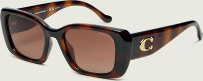 Okulary przeciwsłoneczne damskie Coach ze sklepu: Gomez Fashion Store w kategorii: Okulary przeciwsłoneczne damskie - zdjęcie 874714-BD9-10338_CN261W000046250