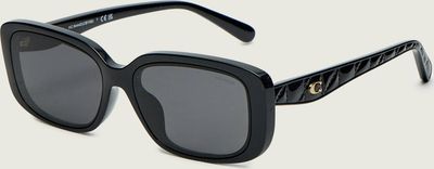 Okulary przeciwsłoneczne damskie Coach ze sklepu: Gomez Fashion Store w kategorii: Okulary przeciwsłoneczne damskie - zdjęcie 874714-BD9-10338_CN261W000049185