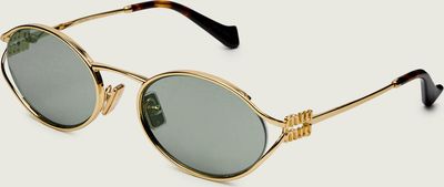 Okulary przeciwsłoneczne damskie MIU MIU ze sklepu: Gomez Fashion Store w kategorii: Okulary przeciwsłoneczne damskie - zdjęcie 874714-BD9-10338_IU261W000003078