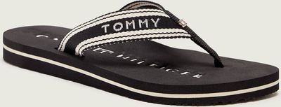 Klapki damskie na lato Tommy Hilfiger ze sklepu: Gomez Fashion Store w kategorii: Klapki damskie - zdjęcie 874714-BD9-10338_TH262W000102D12