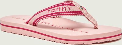 Klapki damskie na lato Tommy Hilfiger ze sklepu: Gomez Fashion Store w kategorii: Klapki damskie - zdjęcie 874714-BD9-10338_TH262W000102F70