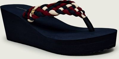 Klapki damskie na lato Tommy Hilfiger ze sklepu: Gomez Fashion Store w kategorii: Klapki damskie - zdjęcie 874714-BD9-10338_TH262W000107D11