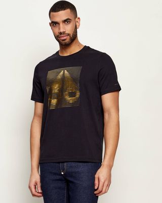 T-shirt męski Moose Knuckles ze sklepu: Gomez Fashion Store w kategorii: T-shirty męskie - zdjęcie 874714-BD9-10338_MN262M000016392