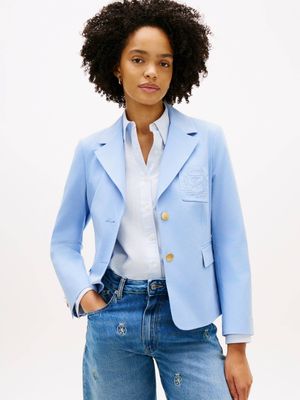 Marynarka na wiosnę Tommy Hilfiger ze sklepu: Gomez Fashion Store w kategorii: Marynarki damskie - zdjęcie 874714-BD9-10338_TH262W000157N60