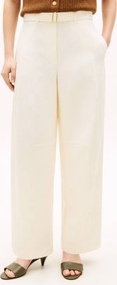 Spodnie damskie na lato Tommy Hilfiger ze sklepu: Gomez Fashion Store w kategorii: Spodnie damskie - zdjęcie 874714-BD9-10338_TH262W000167857