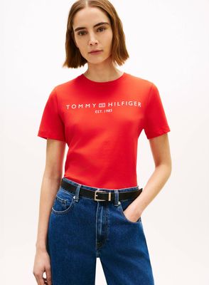 Bluzka damska Tommy Hilfiger ze sklepu: Gomez Fashion Store w kategorii: Bluzki damskie - zdjęcie 874714-BD9-10338_TH262W000170K25