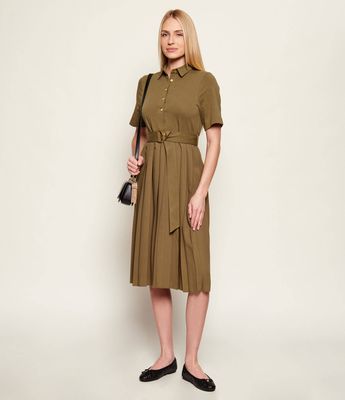 Sukienka koszulowa casualowa Tommy Hilfiger ze sklepu: Gomez Fashion Store w kategorii: Sukienki - zdjęcie 874714-BD9-10338_TH262W000187L54