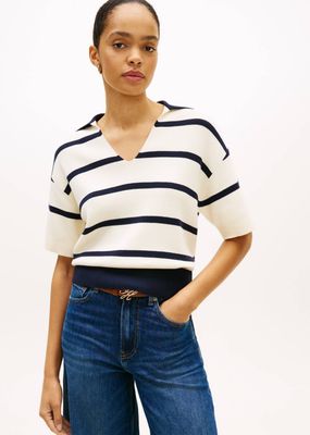 Sweter damski casual Tommy Hilfiger ze sklepu: Gomez Fashion Store w kategorii: Swetry damskie - zdjęcie 874714-BD9-10338_TH262W000194L77