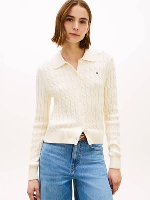 Sweter damski Tommy Hilfiger ze sklepu: Gomez Fashion Store w kategorii: Swetry damskie - zdjęcie 874714-BD9-10338_TH262W000196857