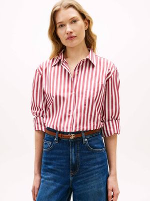 Koszula damska Tommy Hilfiger ze sklepu: Gomez Fashion Store w kategorii: Koszule damskie - zdjęcie 874714-BD9-10338_TH262W000209O17
