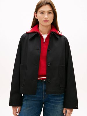 Kurtka damska casualowa Tommy Hilfiger ze sklepu: Gomez Fashion Store w kategorii: Kurtki damskie - zdjęcie 874714-BD9-10338_TH262W000210D12