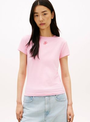Bluzka damska na wiosnę Tommy Hilfiger ze sklepu: Gomez Fashion Store w kategorii: Bluzki damskie - zdjęcie 874714-BD9-10338_TH262W000247G59