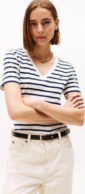 Tommy Hilfiger - Bluzka damska na wiosnę ze sklepu: Gomez Fashion Store w kategorii: Bluzki damskie - zdjęcie 874714-BD9-10338_TH262W000250P61