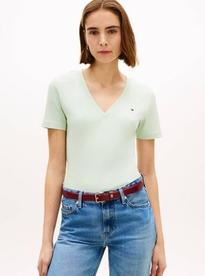 Bluzka damska na wiosnę na lato Tommy Hilfiger ze sklepu: Gomez Fashion Store w kategorii: Bluzki damskie - zdjęcie 874714-BD9-10338_TH262W000250ZG7