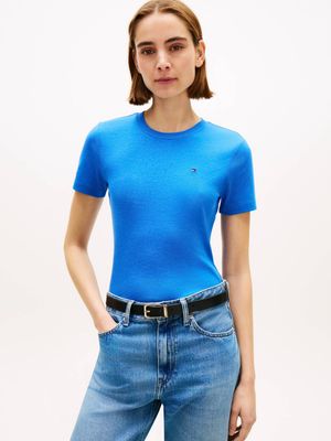 Bluzka damska casualowa na lato Tommy Hilfiger ze sklepu: Gomez Fashion Store w kategorii: Bluzki damskie - zdjęcie 874714-BD9-10338_TH262W000249ZB8