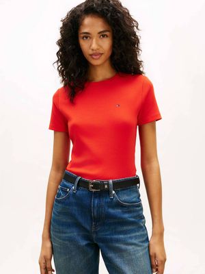 Bluzka damska casualowa Tommy Hilfiger ze sklepu: Gomez Fashion Store w kategorii: Bluzki damskie - zdjęcie 874714-BD9-10338_TH262W000249K25