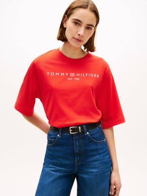 Bluzka damska letnia Tommy Hilfiger ze sklepu: Gomez Fashion Store w kategorii: Bluzki damskie - zdjęcie 874714-BD9-10338_TH262W000252K25