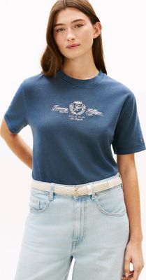 Bluzka damska wiosenna Tommy Hilfiger ze sklepu: Gomez Fashion Store w kategorii: Bluzki damskie - zdjęcie 874714-BD9-10338_TH262W000255F71