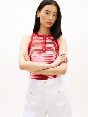 Bluzka damska na lato Tommy Hilfiger ze sklepu: Gomez Fashion Store w kategorii: Bluzki damskie - zdjęcie 874714-BD9-10338_TH262W000257D20