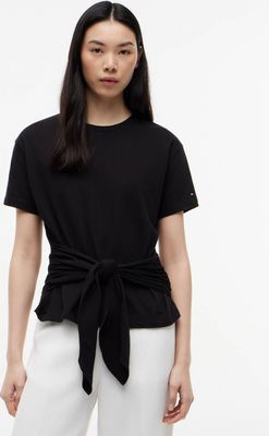 Bluzka damska na wiosnę casual Tommy Hilfiger ze sklepu: Gomez Fashion Store w kategorii: Bluzki damskie - zdjęcie 874714-BD9-10338_TH262W000258D12